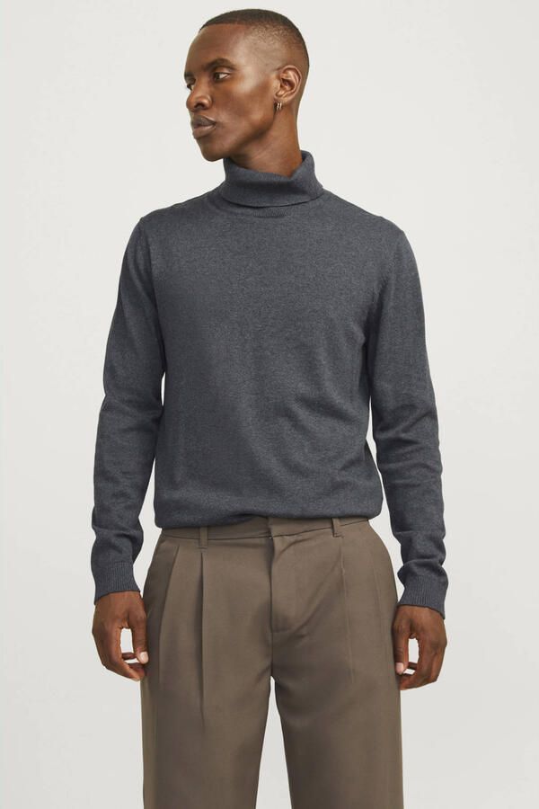 Jack & Jones Coltrui JJEBASIC met hoog draagcomfort effen modieus regular fit katoen rolkraag