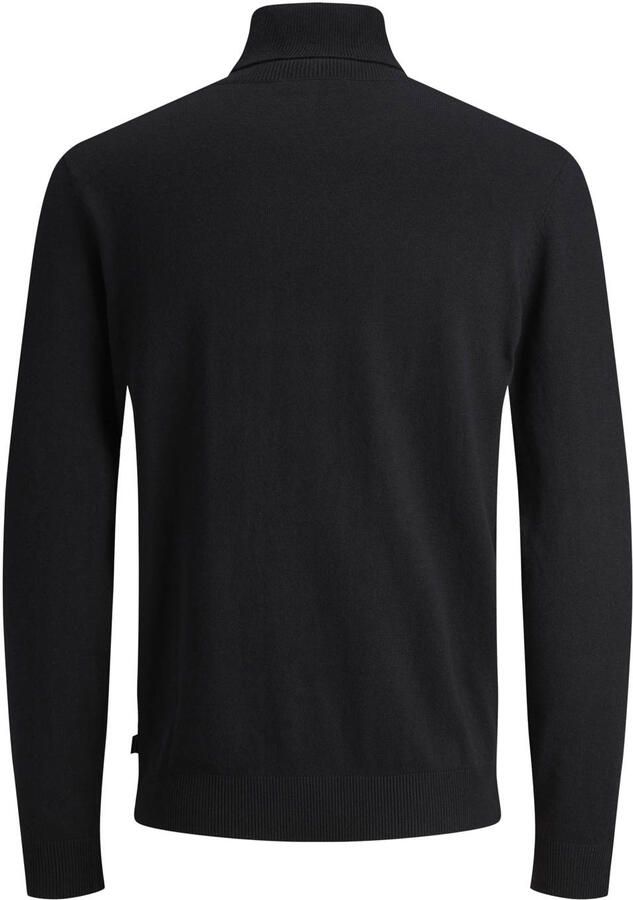 Jack & jones Heren Rollneck Sweater Eemil Gebreid Black Heren - Foto 2