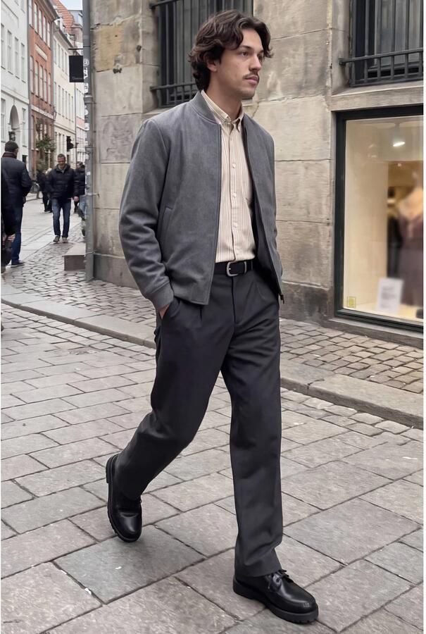 Jack & jones relaxed fit bomberjack met opstaande kraag model 'JAMES' - Foto 2