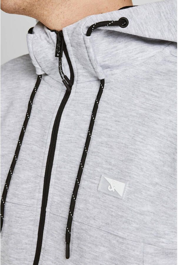 JACK & JONES ESSENTIALS gemêleerd sweatvest JCOAIR grijs - Foto 3