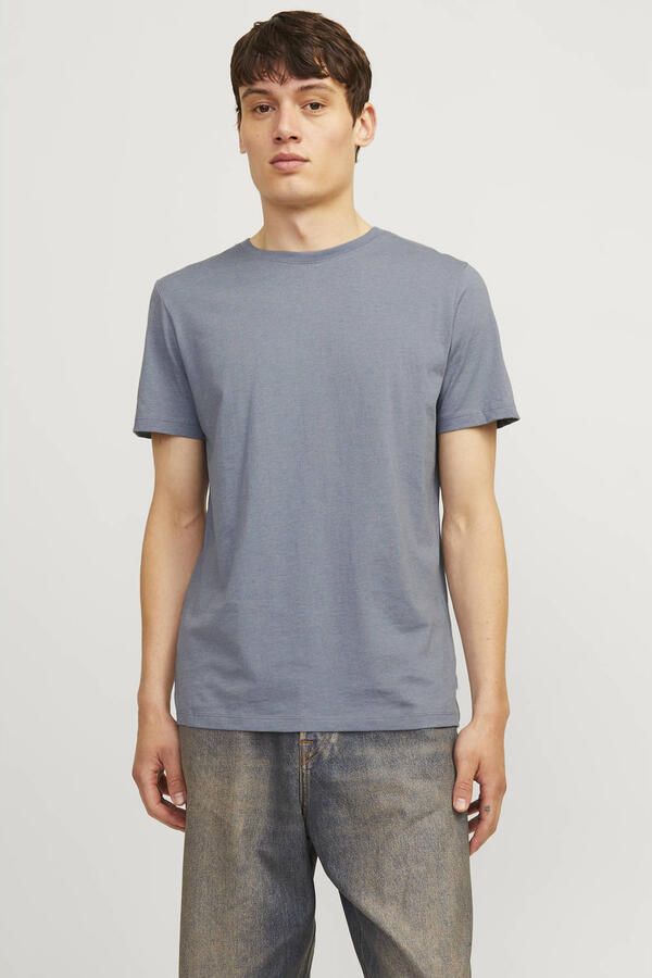 Jack & Jones Shirt met ronde hals JJEORGANIC MELANGE TEE SS O-NECK NOOS - Foto 3