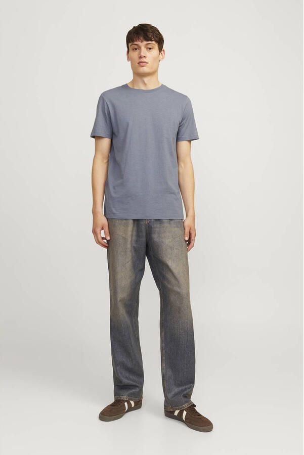Jack & Jones Shirt met ronde hals JJEORGANIC MELANGE TEE SS O-NECK NOOS - Foto 2