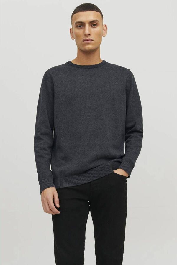 Jack & Jones Trui met ronde hals JJEBASIC met ronde hals ideaal voor werk en vrije tijd - Foto 2