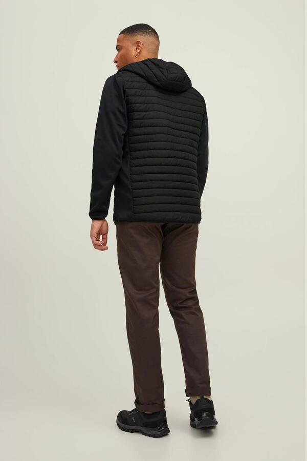 Jack & Jones Gewatteerde jas JJEMULTI met capuchon en voering effen modieus regular fit polyester - Foto 2