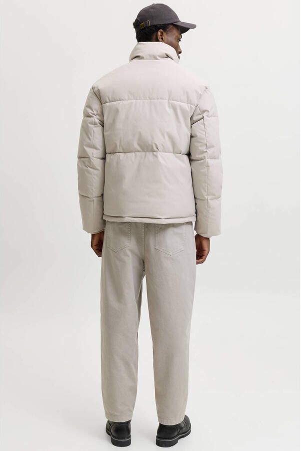 JACK & JONES ESSENTIALS gewatteerde winterjas beige - Foto 2