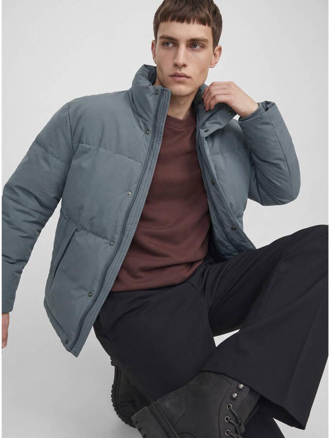 Jack & jones Gewatteerd jack met verborgen ritssluiting model 'SOHO' - Foto 2
