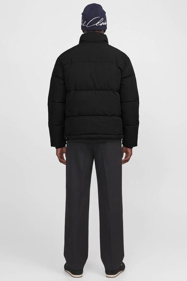 JACK & JONES ESSENTIALS gewatteerde winterjas zwart - Foto 2