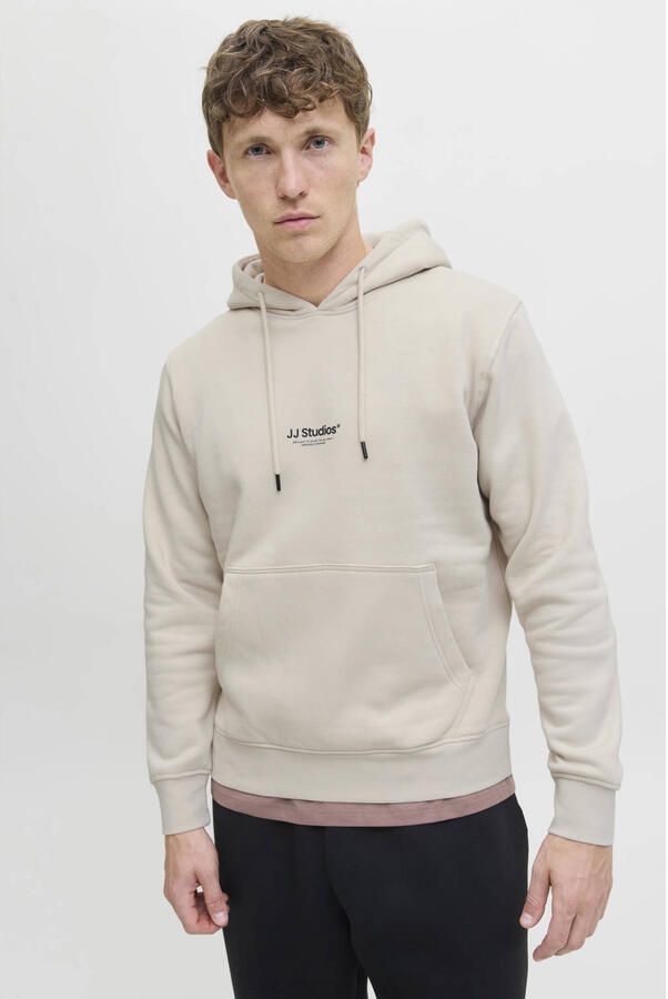 Jack & jones Hoodie met labelprint model 'SOHO'