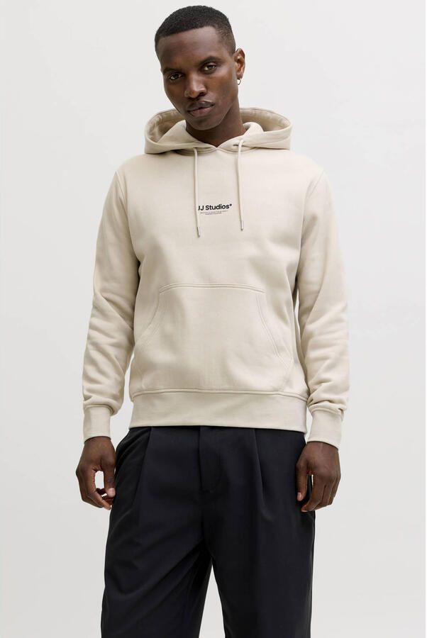 Jack & jones Hoodie met labelprint model 'SOHO'
