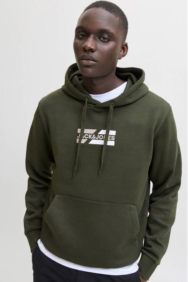 Jack & Jones Hoodie JJECORP GRAPHIC SWEAT HOOD NOOS