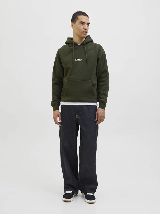 Jack & jones Hoodie met labelprint model 'SOHO'
