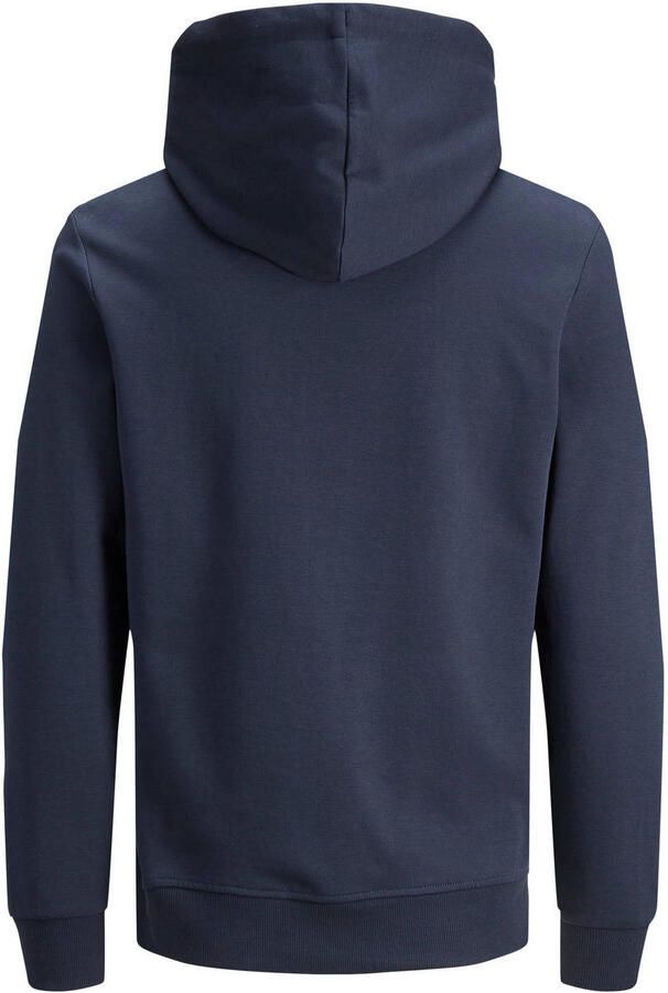 JACK & JONES ESSENTIALS hoodie JJEBASIC donkerblauw - Foto 3
