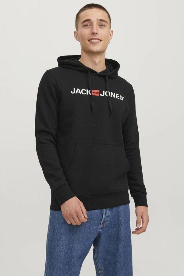 Jack & Jones Hoodie JJECORP Hoodie met logo en hoog draagcomfort bedrukt casual regular fit katoenmix ronde hals - Foto 2