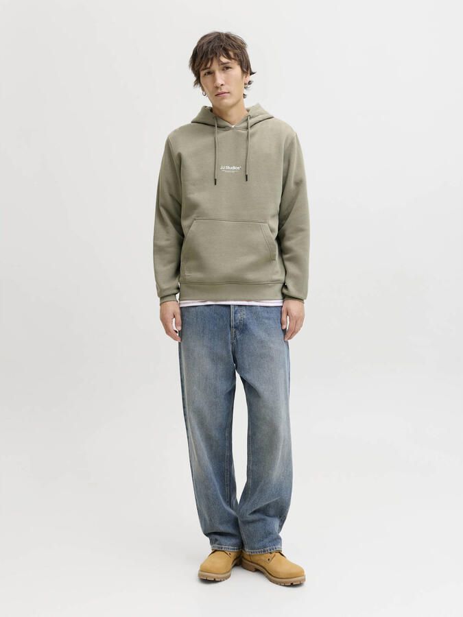 JACK & JONES ESSENTIALS hoodie lichtkaki - Foto 2