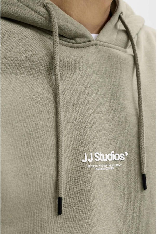 JACK & JONES ESSENTIALS hoodie lichtkaki - Foto 3