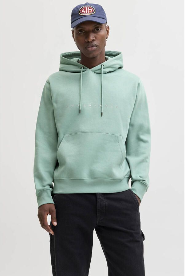 JACK & JONES ESSENTIALS hoodie turquoise