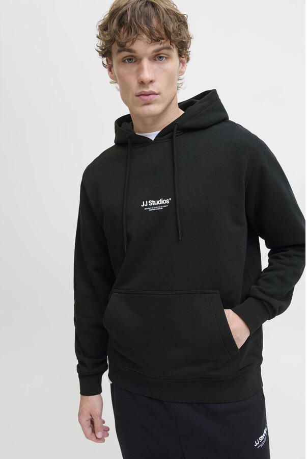 Jack & jones Hoodie met labelprint model 'SOHO'