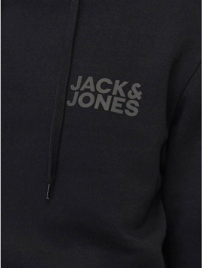 Jack & jones Hoodie met labelprint en kangoeroezak - Foto 2