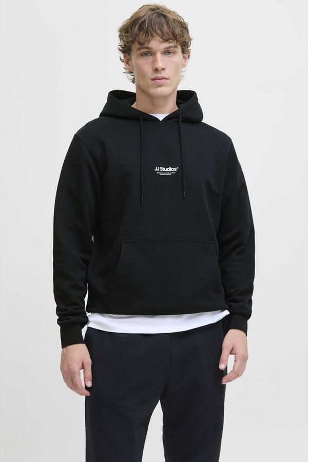 Jack & jones Hoodie met labelprint model 'SOHO'