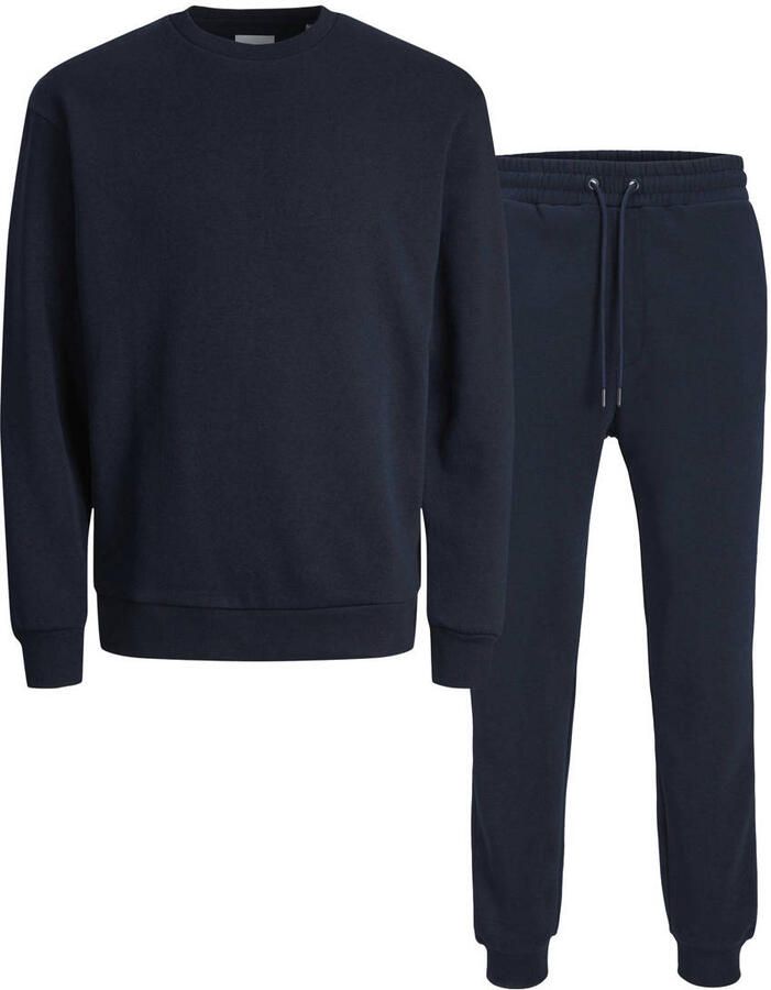 JACK & JONES ESSENTIALS joggingpak donkerblauw - Foto 3