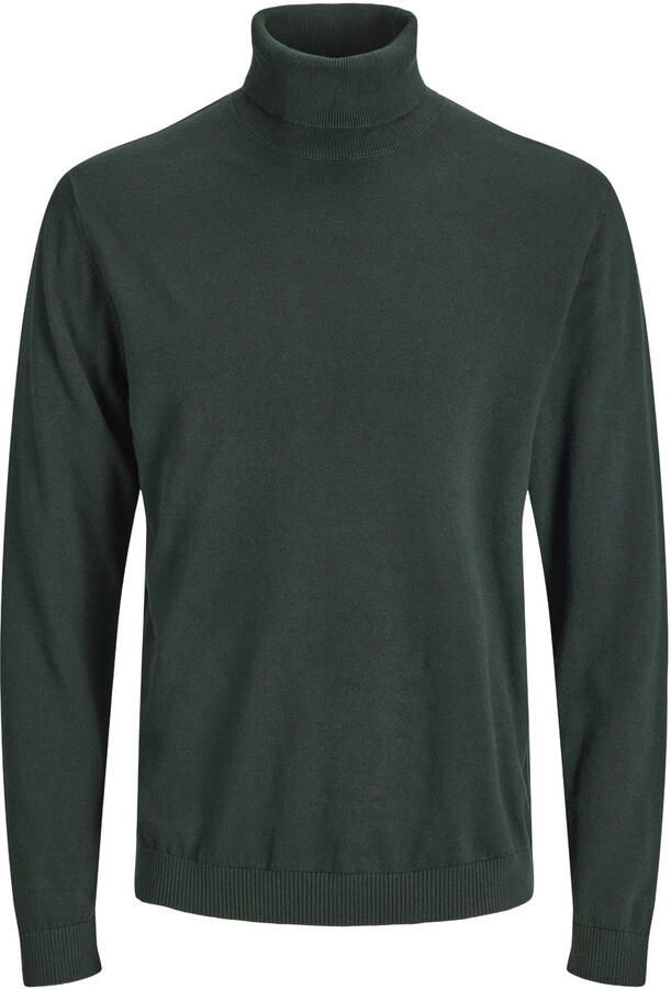 JACK & JONES ESSENTIALS katoenen regular fit gebreide coltrui scarab - Foto 2