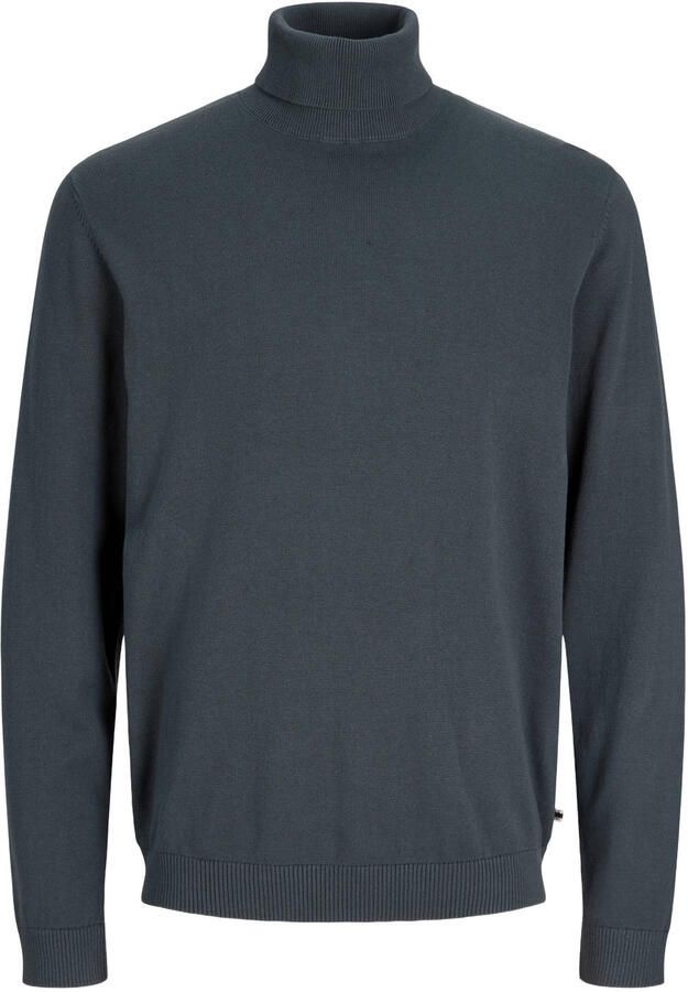 JACK & JONES ESSENTIALS katoenen regular fit gebreide coltrui turbulence - Foto 2
