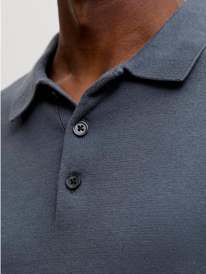 JACK & JONES ESSENTIALS katoenen regular fit gebreide trui turbulence - Foto 3