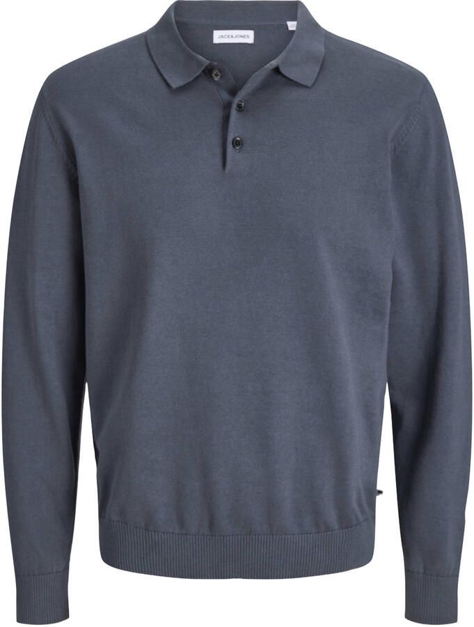 JACK & JONES ESSENTIALS katoenen regular fit gebreide trui turbulence - Foto 2