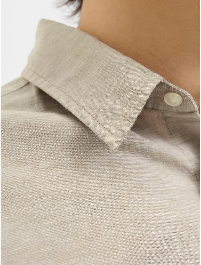 Jack & jones Slim fit vrijetijdsoverhemd met 1 2-mouwen model 'BREEZE' - Foto 3