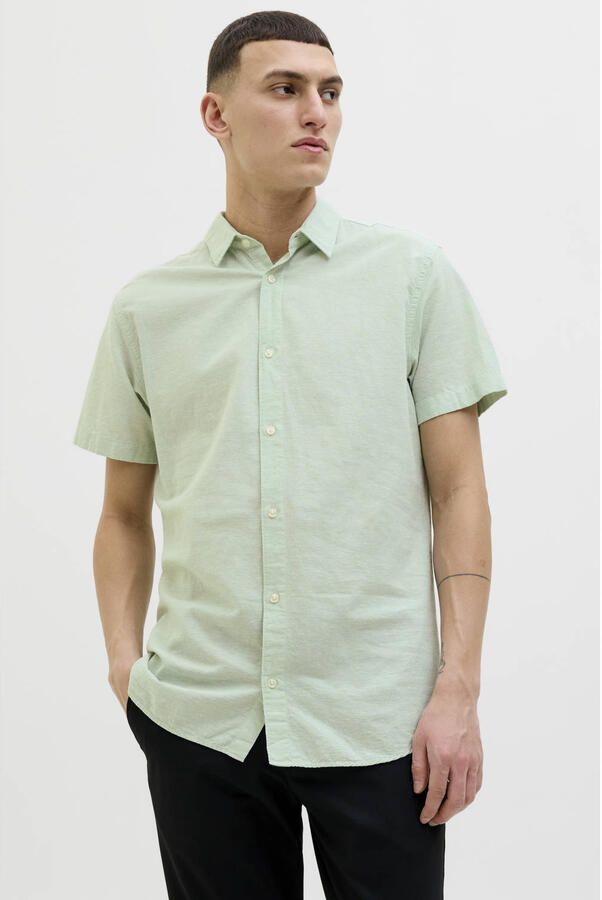 Jack & Jones Overhemd met korte mouwen JJEBREEZE SHIRT SS SN - Foto 3