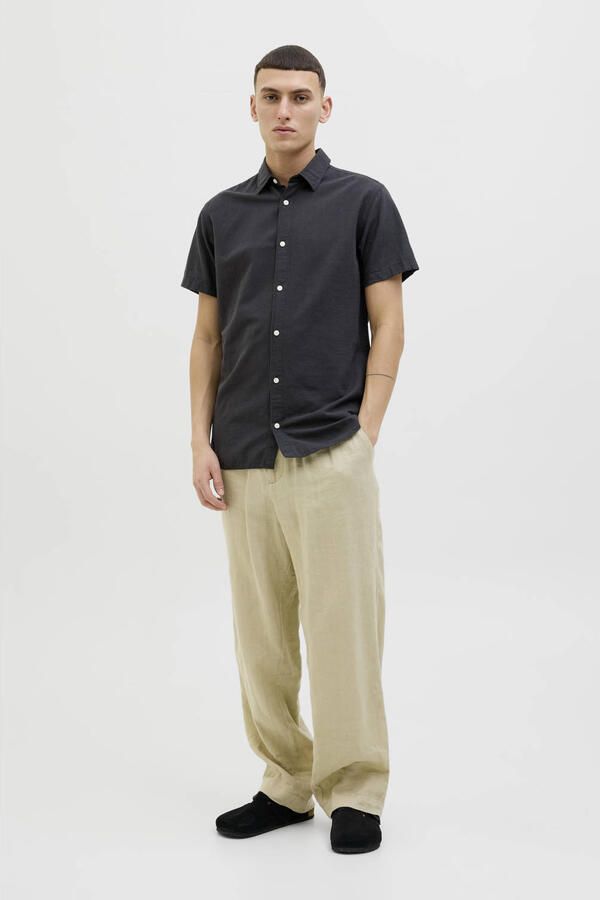 Jack & jones Slim fit vrijetijdsoverhemd met 1 2-mouwen model 'BREEZE'