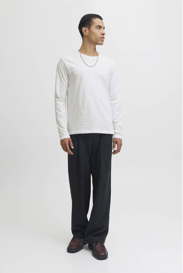 Jack & Jones Shirt met ronde hals JJEORGANIC BASIC TEE LS O-NECK NOOS
