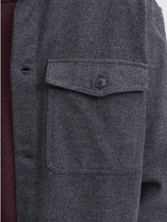 Jack & Jones Overhemd met lange mouwen JJEPERFECT MELANGE OVERSHIRT LS SN - Foto 2
