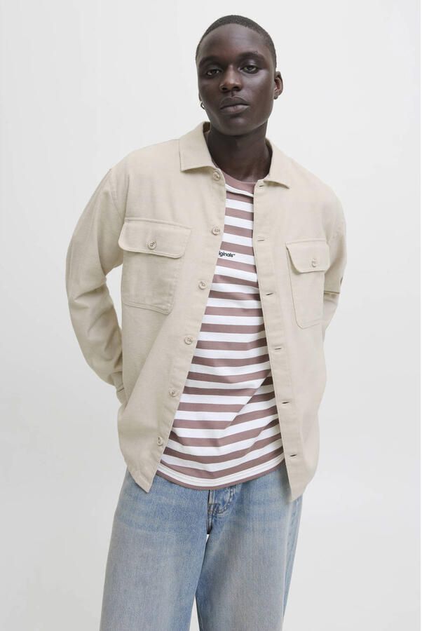 Jack & Jones Overhemd met lange mouwen JJECHARGE OVERSHIRT LS NOOS - Foto 2
