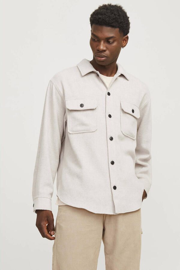 Jack & Jones Overhemd met lange mouwen JJEBRADLEY OLLIE OVERSHIRT LS NOOS