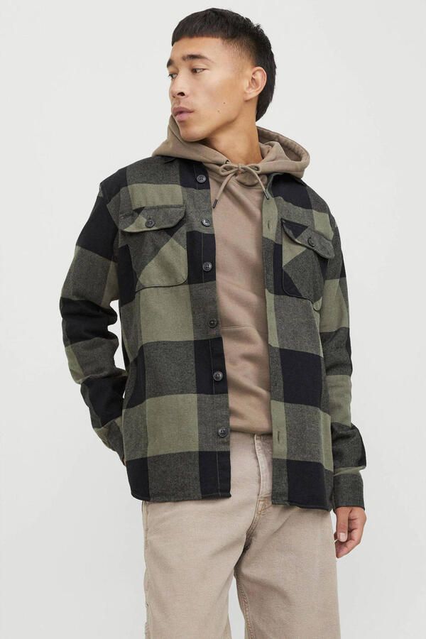 Jack & jones Overhemd Lange Mouw Jack & Jones 12248409 DARREN-DUSTY OLIVE - Foto 2