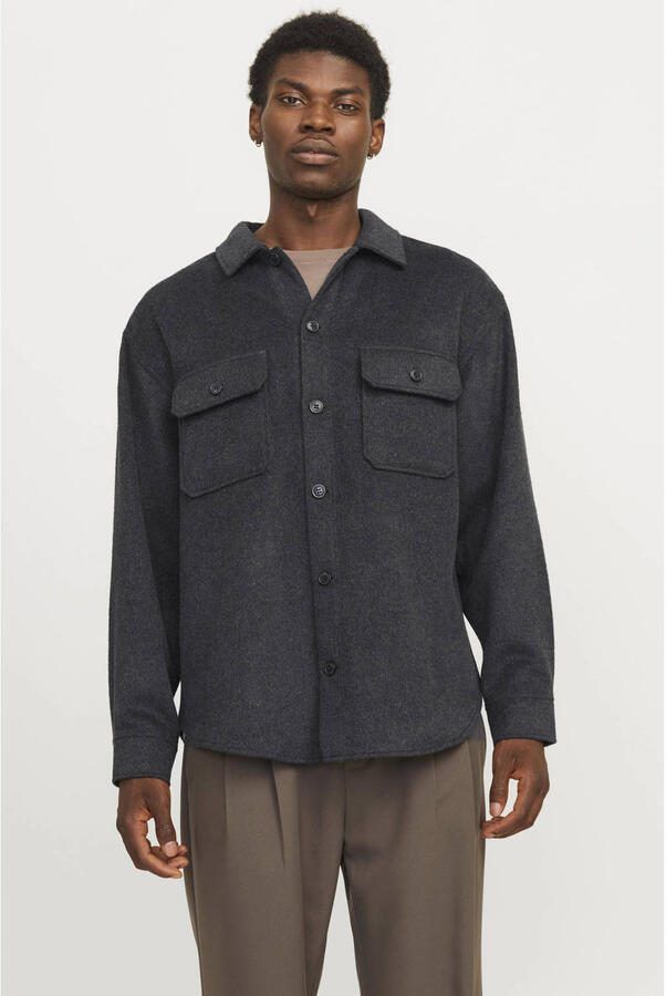 Jack & Jones Overhemd met lange mouwen JJEBRADLEY OLLIE OVERSHIRT LS NOOS