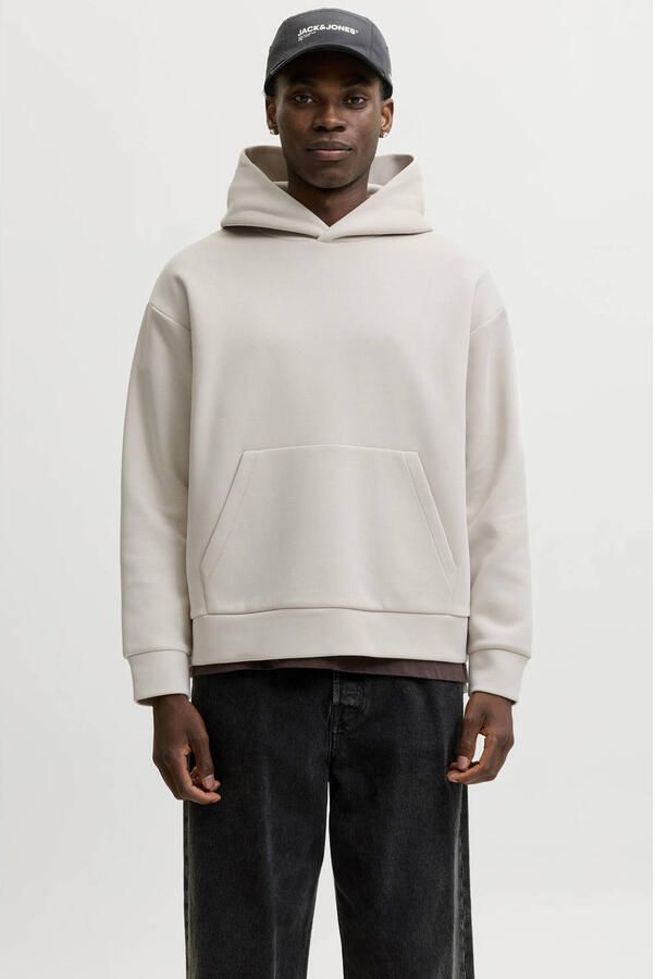 JACK & JONES ESSENTIALS oversized hoodie beige