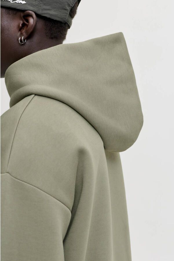 JACK & JONES ESSENTIALS oversized hoodie groen - Foto 3