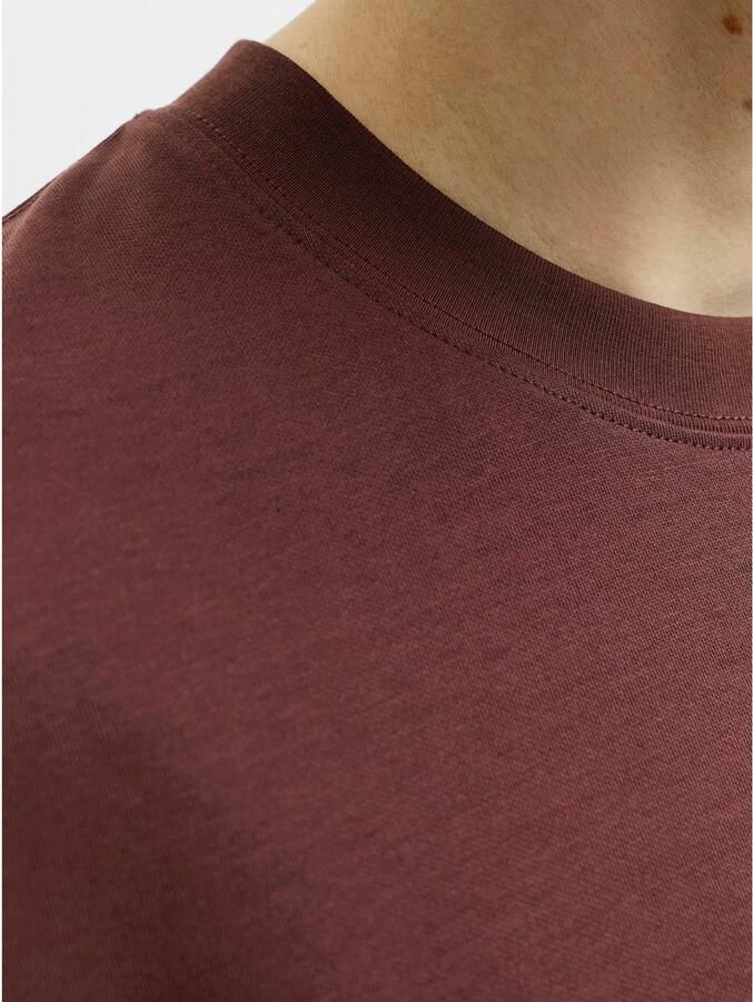 JACK & JONES ESSENTIALS oversized T-shirt roodbruin - Foto 2