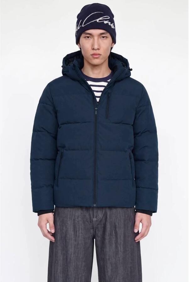 JACK & JONES ESSENTIALS pufferjas donkerblauw