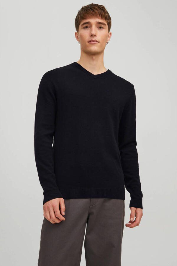 Jack & Jones Trui met V-hals JJEBASIC met V-hals ideaal voor herfst en dagelijks gebruik - Foto 3