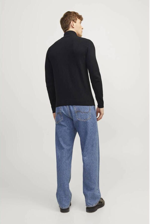 Jack & Jones Gebreide trui EMIL KNIT HALF ZIP met korte ritssluiting in troyer-look - Foto 2