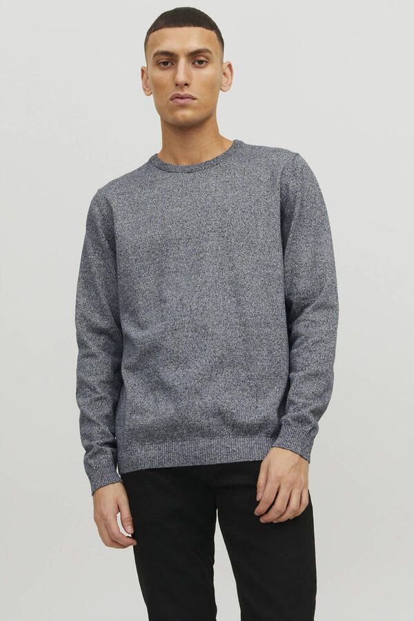 Jack & Jones Trui met ronde hals JJEBASIC met ronde hals ideaal voor werk en vrije tijd - Foto 3