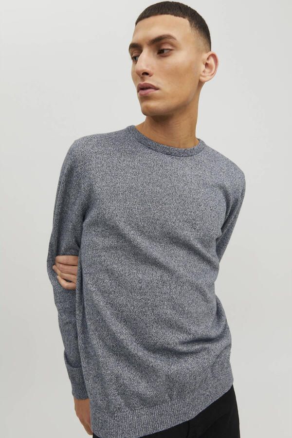 Jack & Jones Trui met ronde hals JJEBASIC met ronde hals ideaal voor werk en vrije tijd - Foto 2