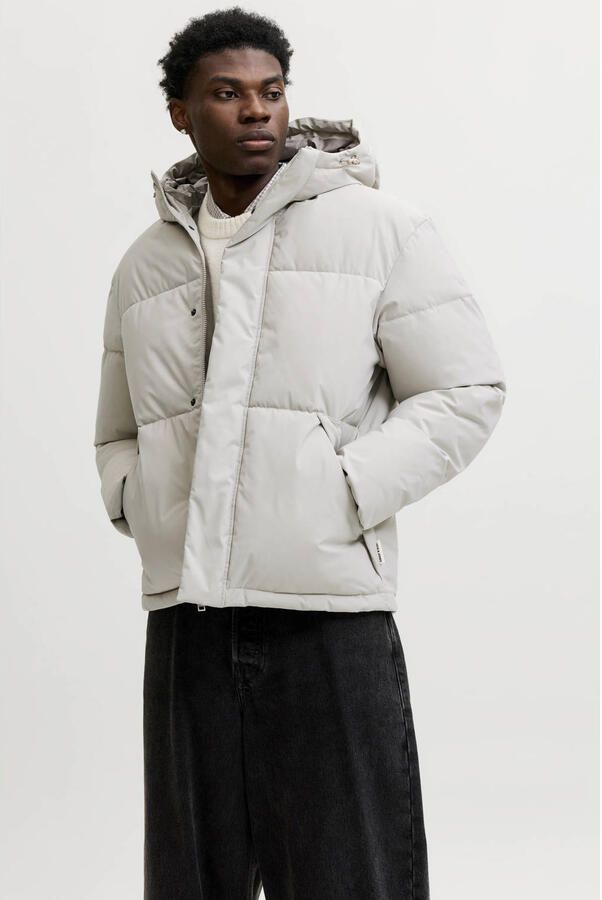 JACK & JONES ESSENTIALS pufferjas beige