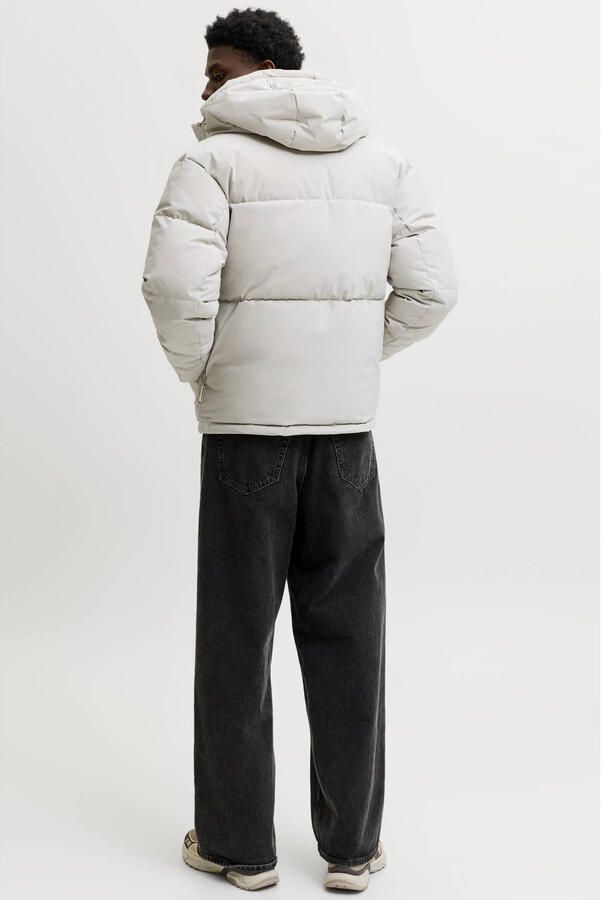 JACK & JONES ESSENTIALS pufferjas beige - Foto 2