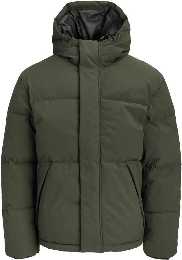 JACK & JONES ESSENTIALS pufferjas donkergroen