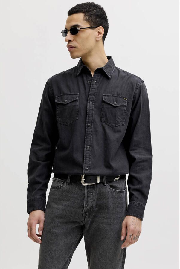 Jack & Jones Jeans overhemd JJESHERIDAN in workwear-stijl met robuuste katoenkwaliteit - Foto 3