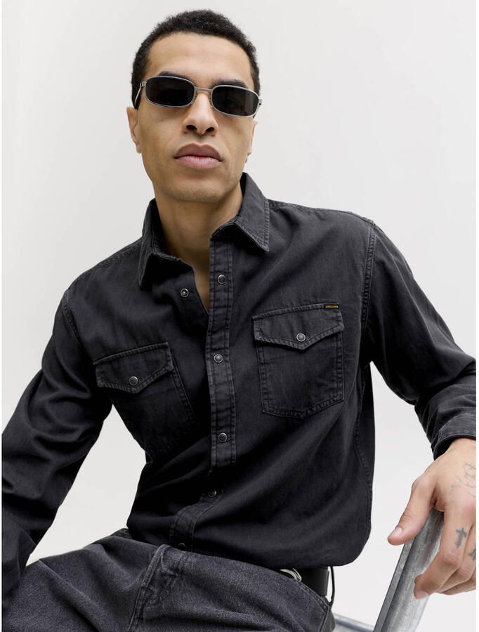 Jack & Jones Jeans overhemd JJESHERIDAN in workwear-stijl met robuuste katoenkwaliteit - Foto 2